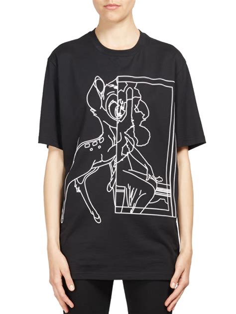 givenchy bambi outline t shirt|Givenchy t shirt.